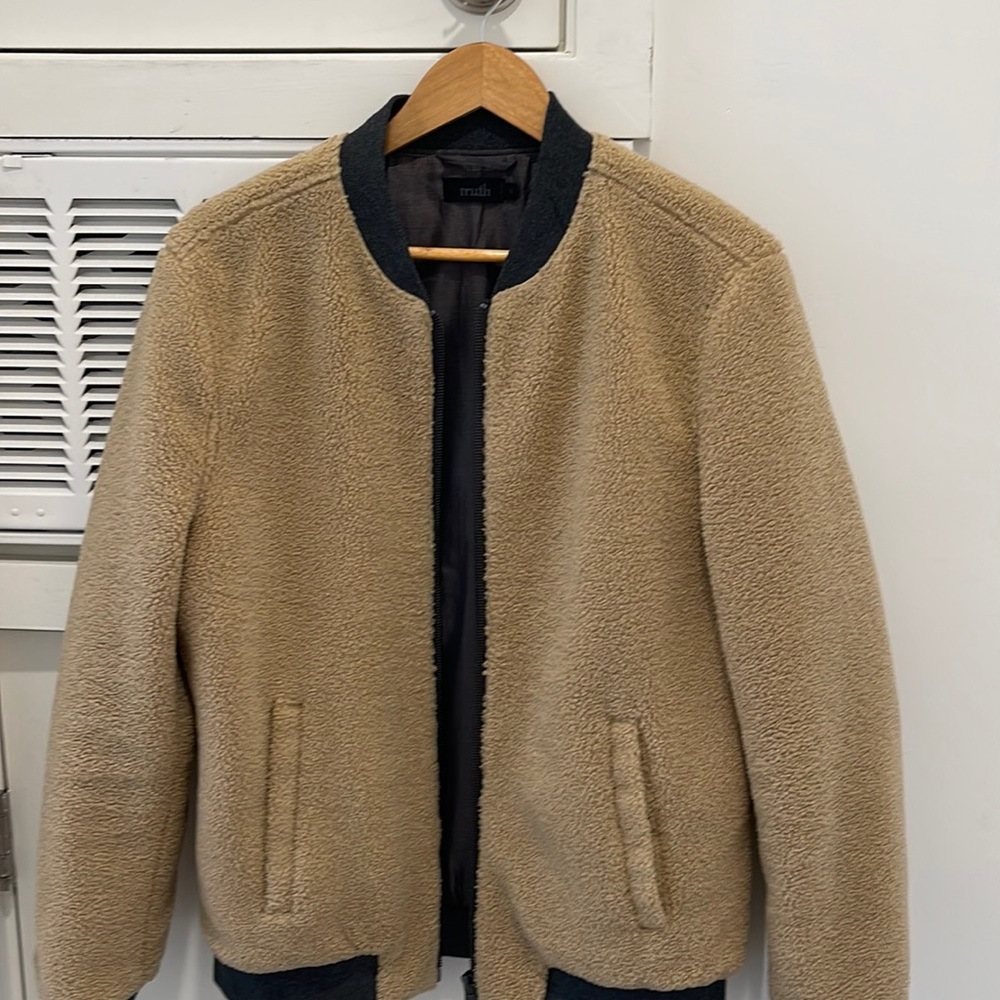 Sherpa bomber jacket